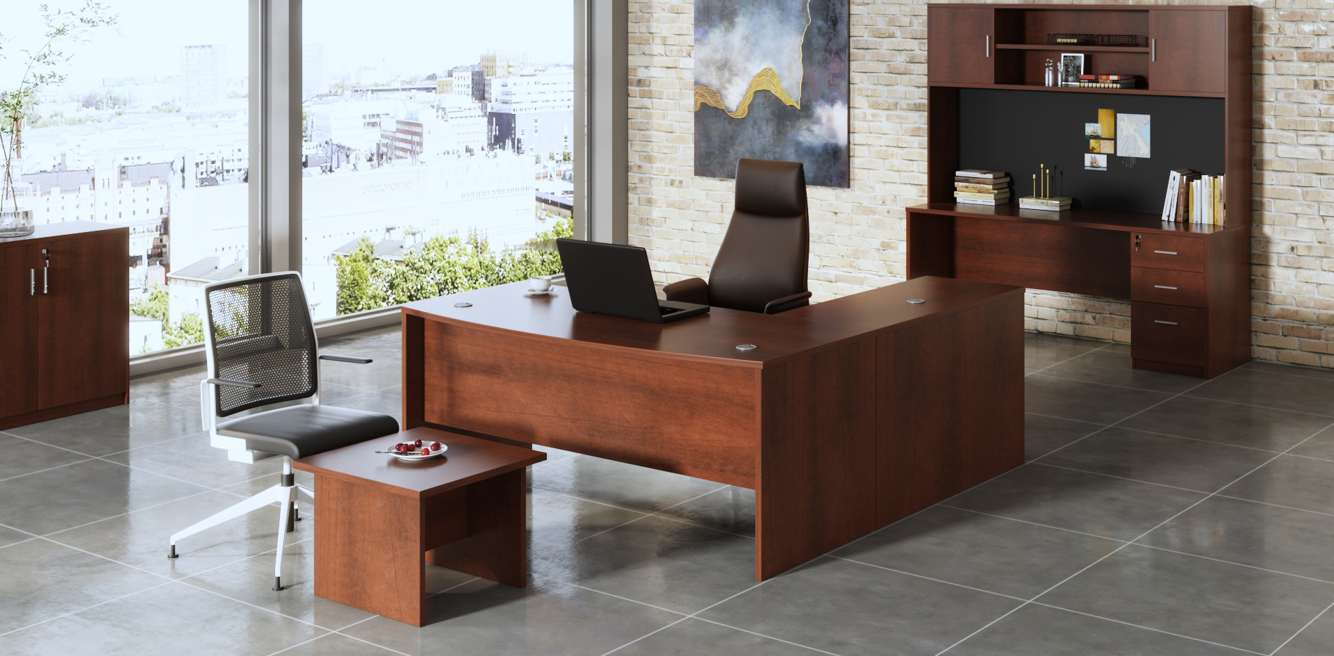 Guangzhou original design and custom production of wooden office furniture CEQ home desk