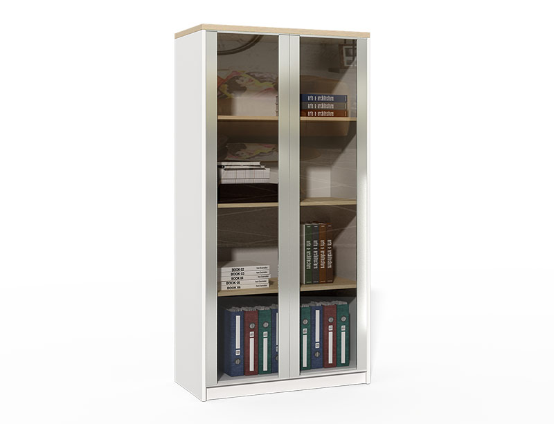 CF-DF0816A Bookcase With Glass Door Model
