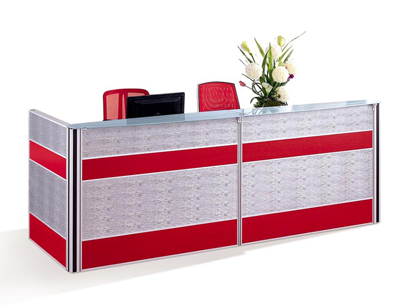 Office Reception Desk Display Case