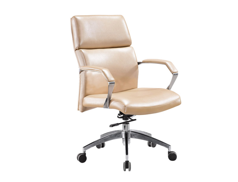 CF-OC101B Leather Medium back Chair
