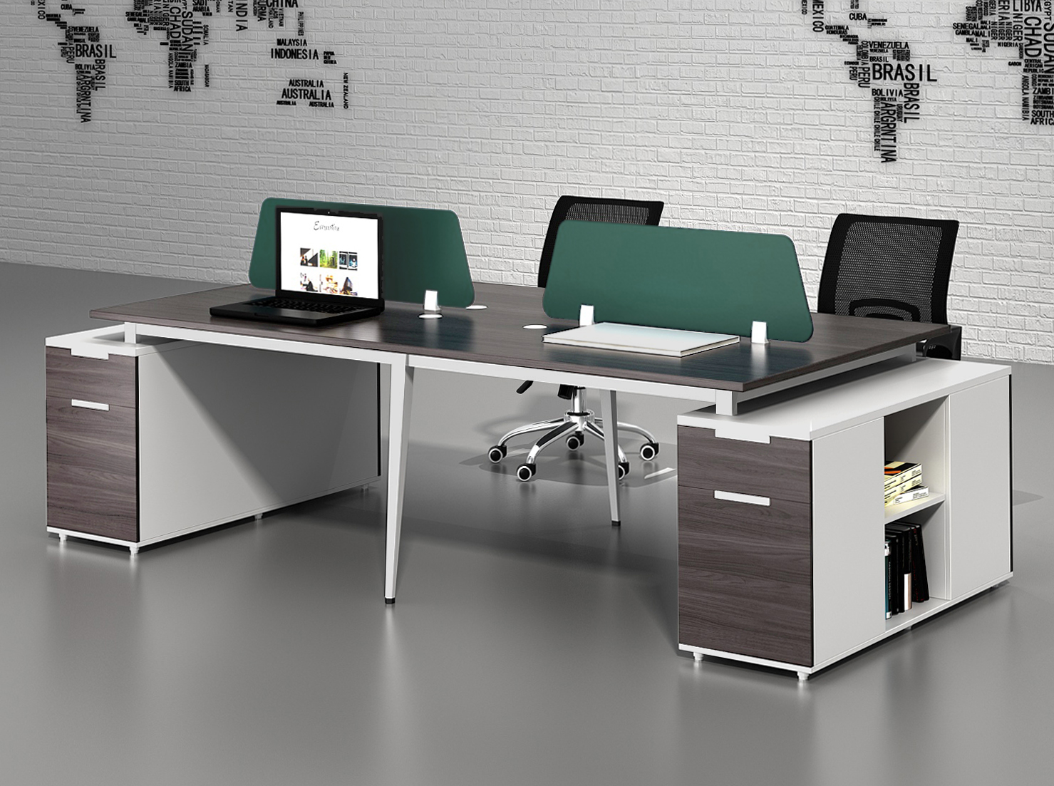 CF-GJP181 Newest Office Workstation for 4 Person