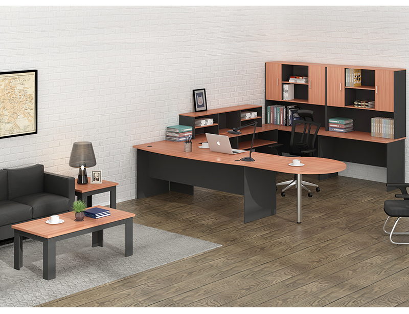 Simple design office desk single table wooden furniture