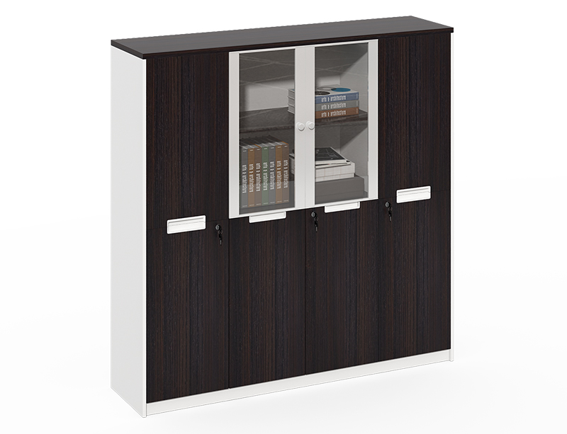 High Quality office furniture 6 swing door melamine filing cabinet CF-CLF0820K