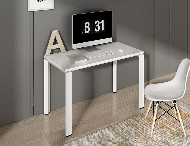 manufacturer professional modern simple design wooden small size white portable study table home office computer desk