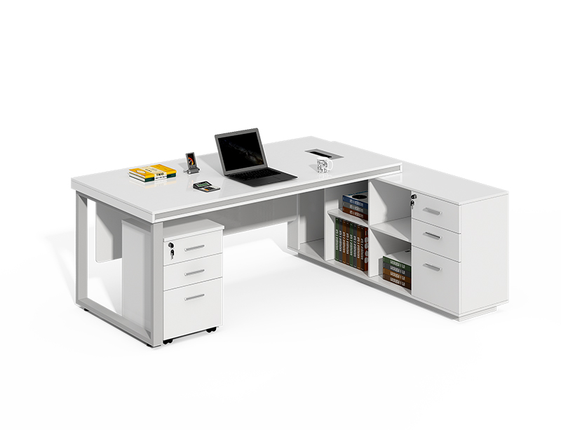 High quality office furniture modern wooden l shaped ceo manager executive desk CF-LY1616LA