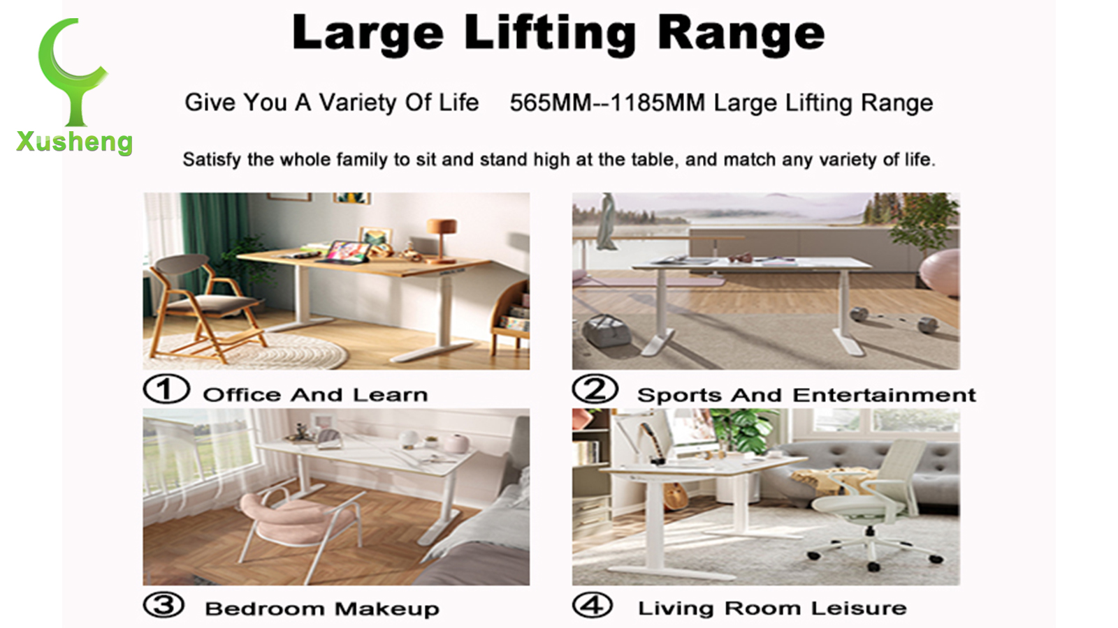 Lifting table, a smart furniture that can significantly improve your work and life quality.