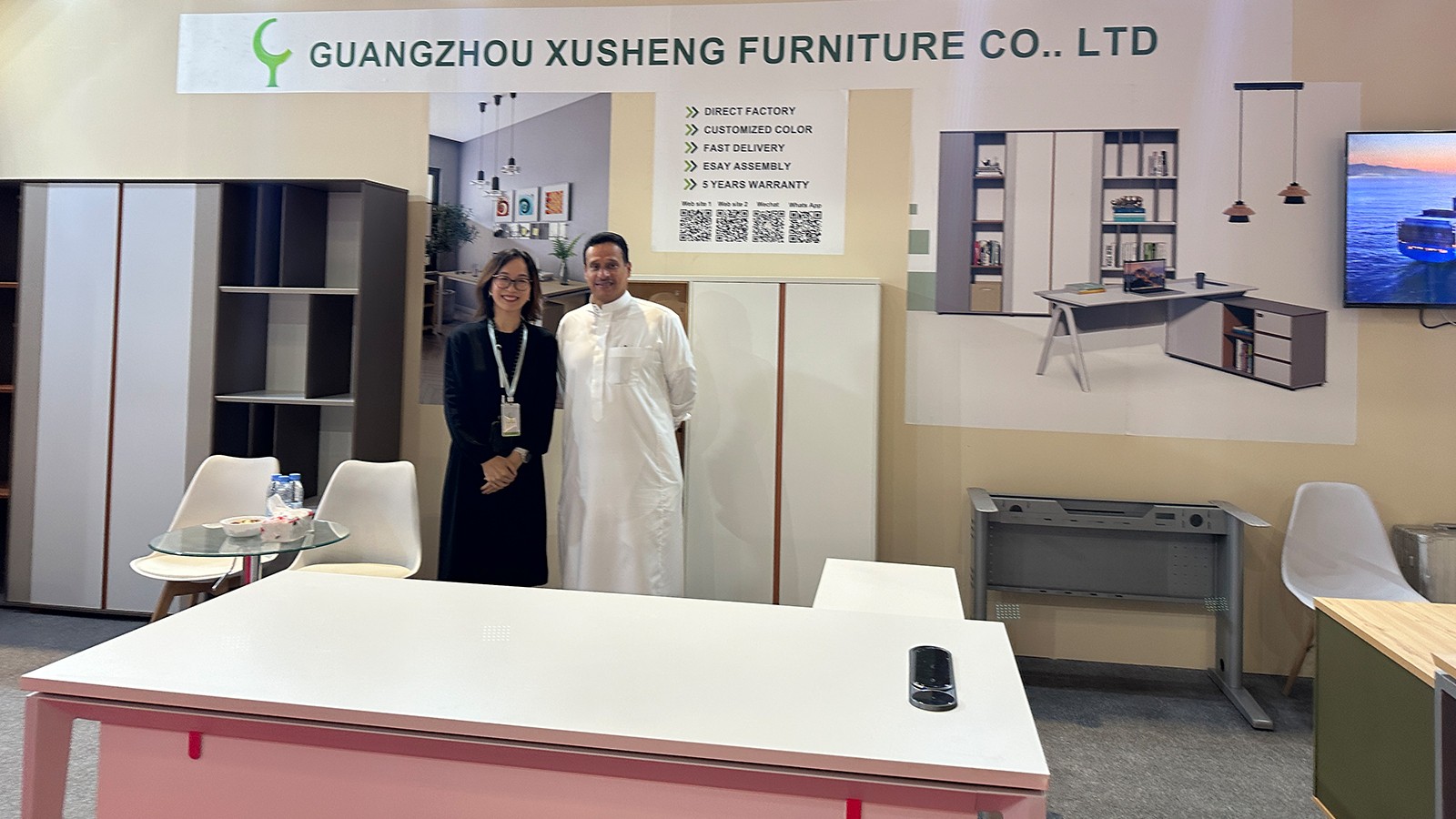 Xusheng Furniture Shines at INDEX 2025: A Journey of Innovation and Partnership
