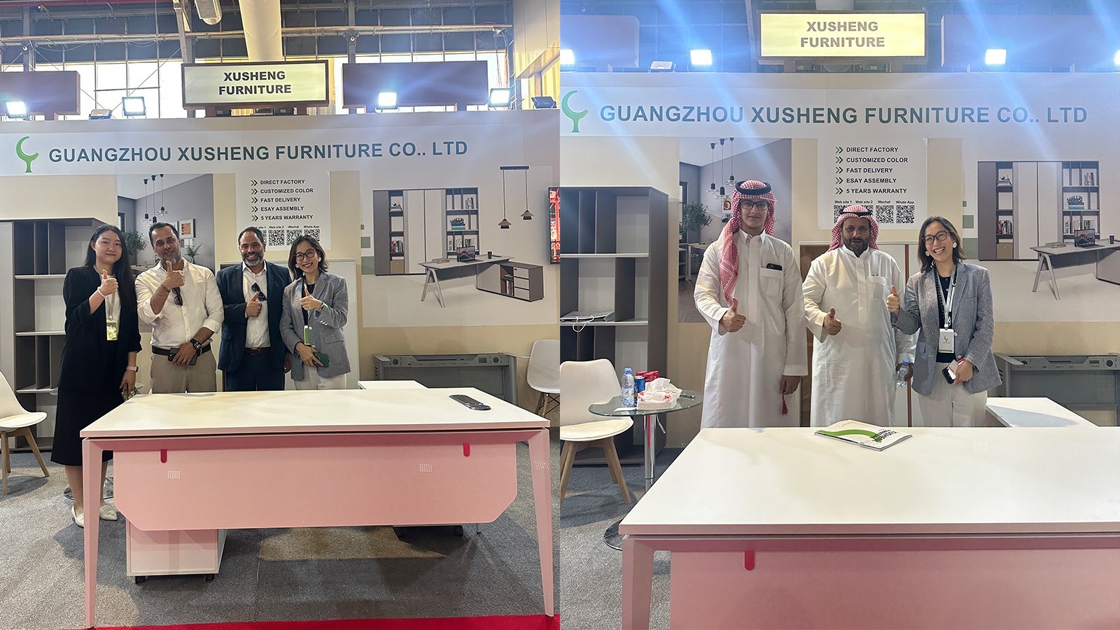 Xusheng Furniture Shines at INDEX 2025: A Journey of Innovation and Partnership