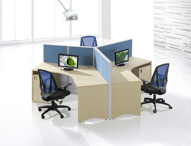 CF-W805 120 degree 3 seats workstation