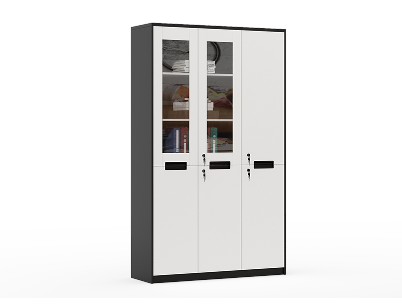 CF-CLF0820F right wood file cabinet with glass door