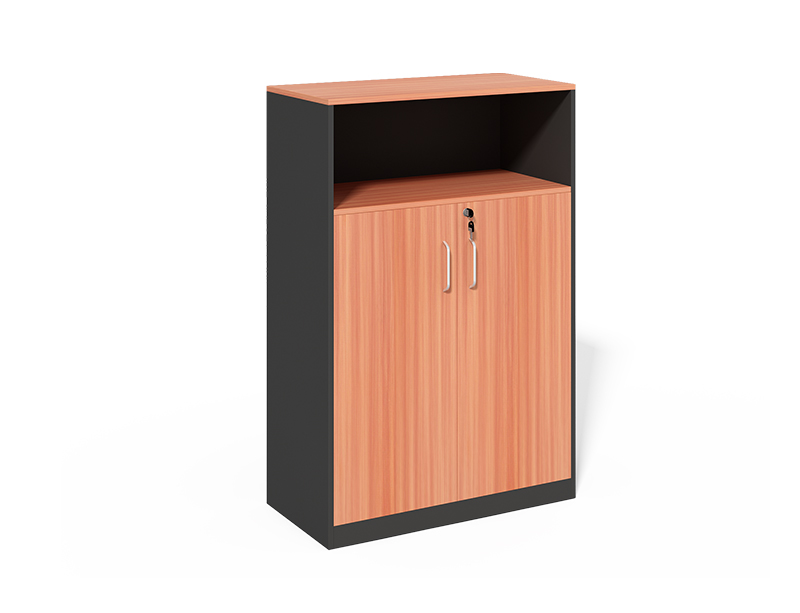 CF-1200T Storage cabinet with Open Shelf and Swing Door