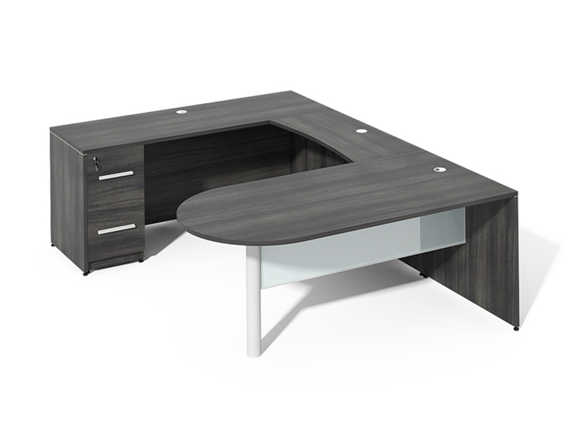 wood  office furniture  u shaped  office  desk CF-DP18
