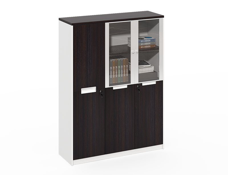 Glass cheap office cabinet