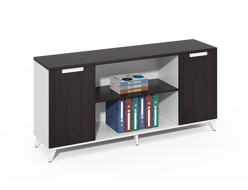 small black bookshelf