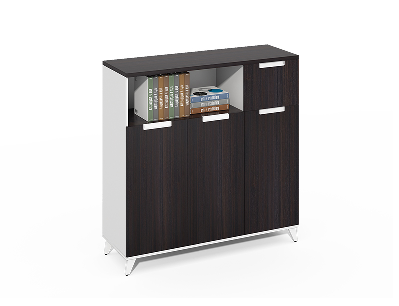 wooden lockable filing cabinet 
