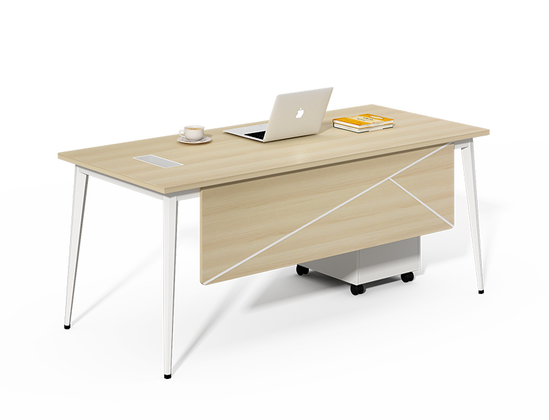 Wholesale Office Furniture Factory Luxury Single Office Desk With