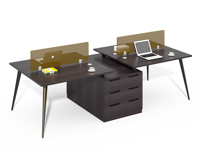  4-cubicle office workstation