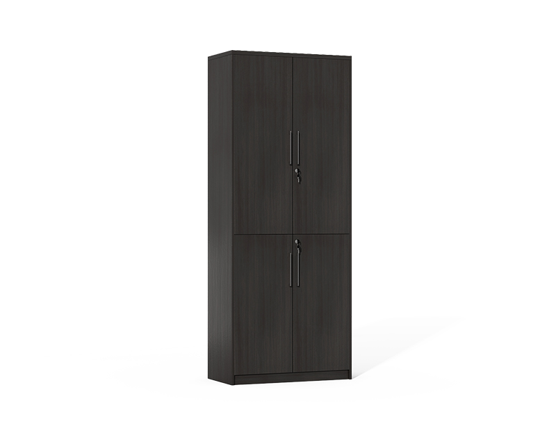 2 wooden doors file cabinet 