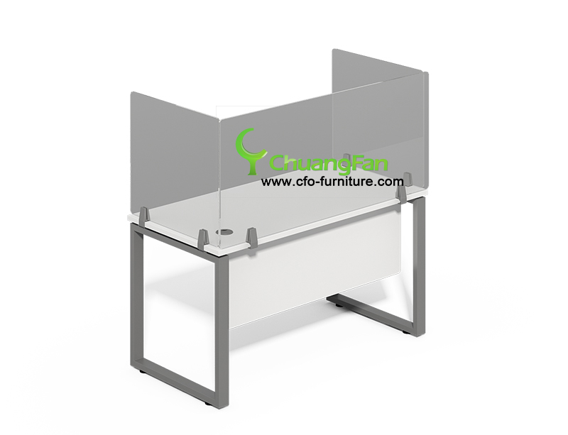 Wholesale cashier Counters Sneezes guard spit shield aluminum frame acrylic workstation desk