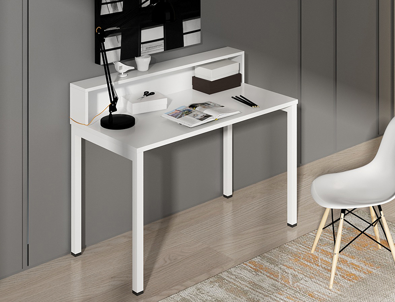 Competitive Price Door Type metal frame modern home office desk with Desktop bookshelf CF-U1260E