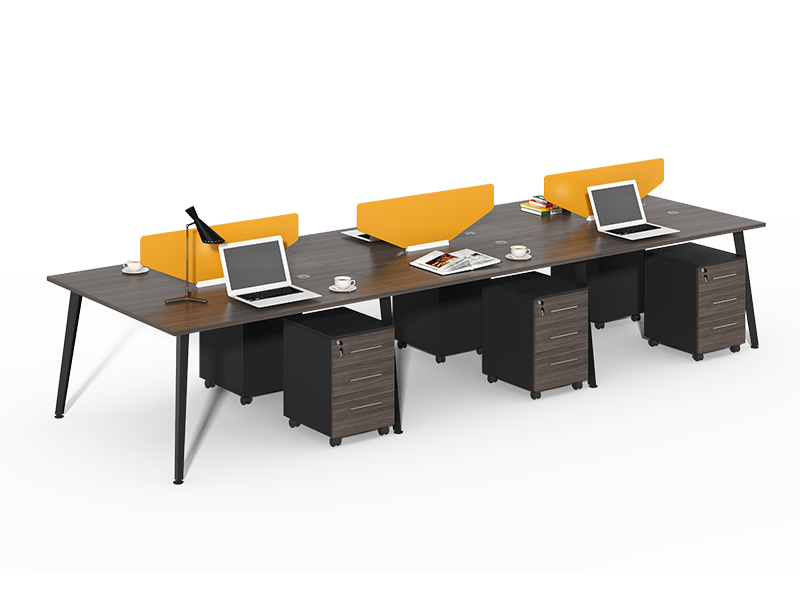 4 person open office workstations
