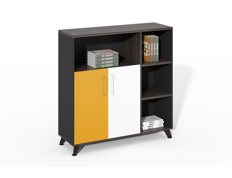  black open bookshelf 