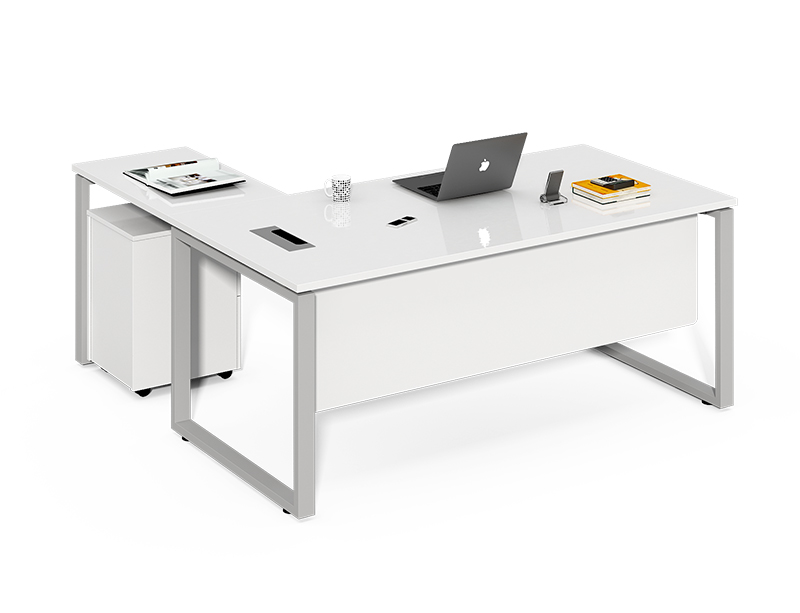 wholesale office furniture big executive white boss desk manager table price CF-LY1214
